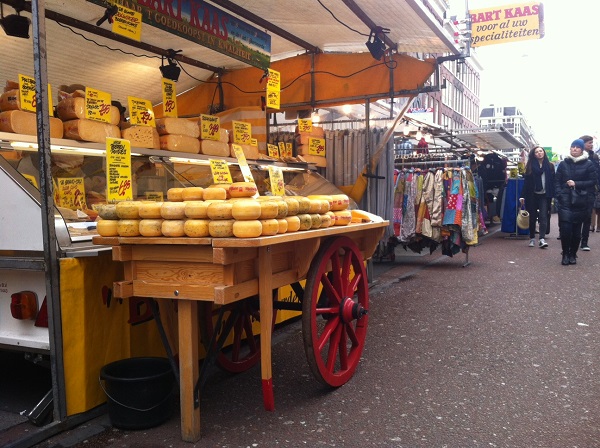 Амстердамский рынок Albert Cuyp: сыр