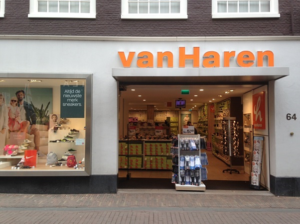 Van Haren обувные магазины в Голландии