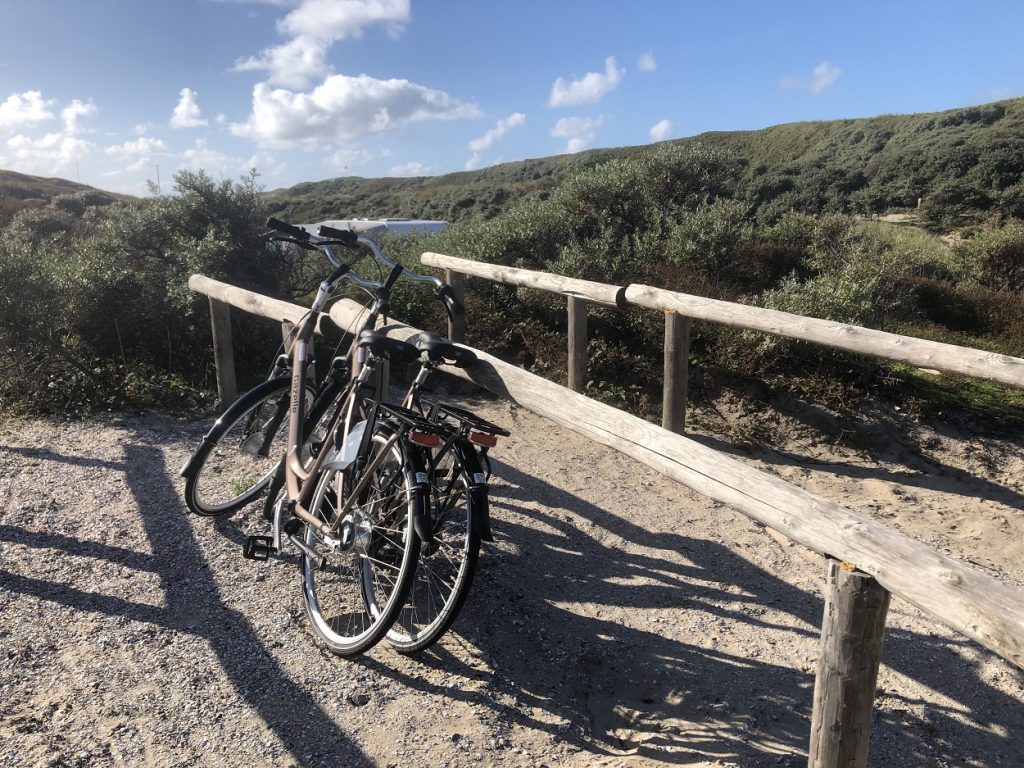 С велосипедом на поезде в Голландии