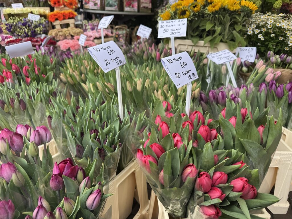 Рынок цветов в Амстердаме